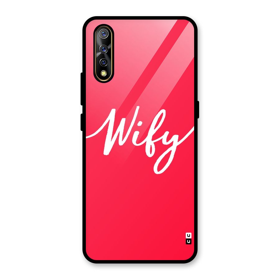 Wify Glass Back Case for Vivo S1