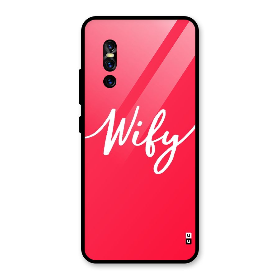 Wify Glass Back Case for Vivo V15 Pro