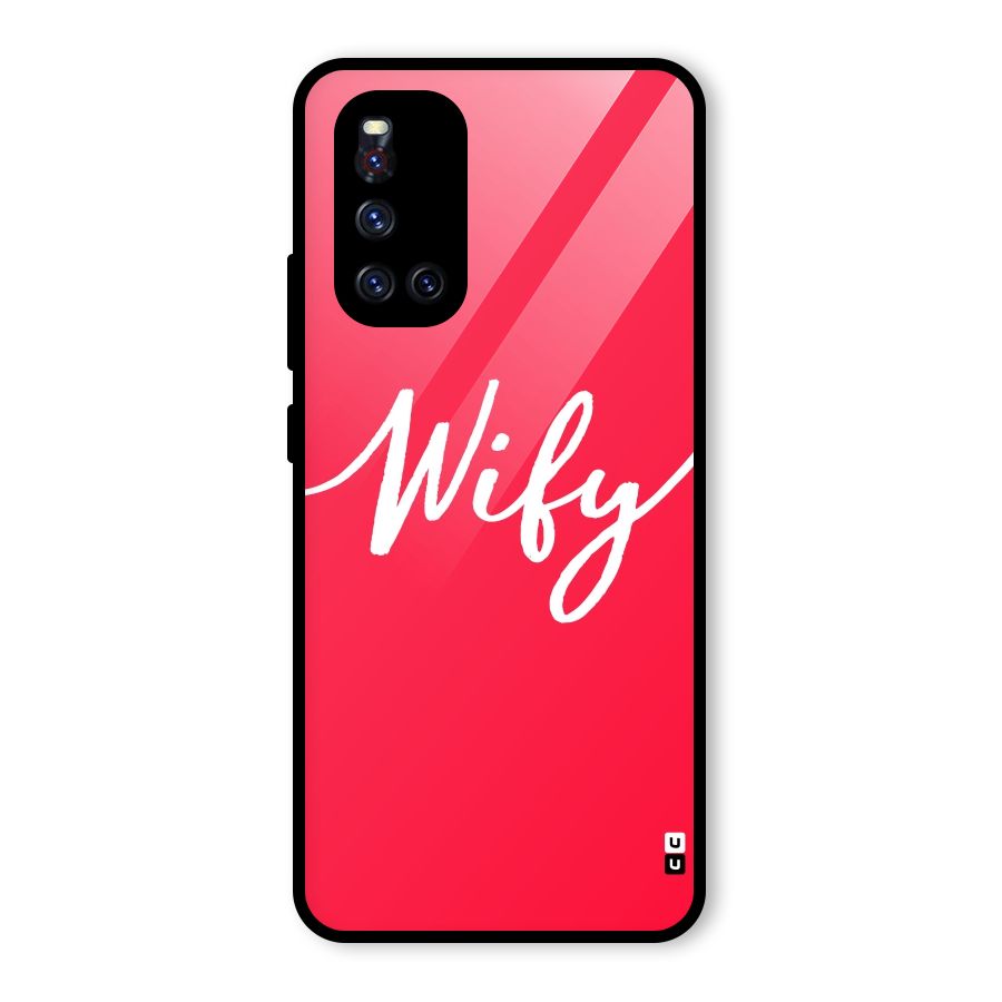 Wify Glass Back Case for Vivo V19
