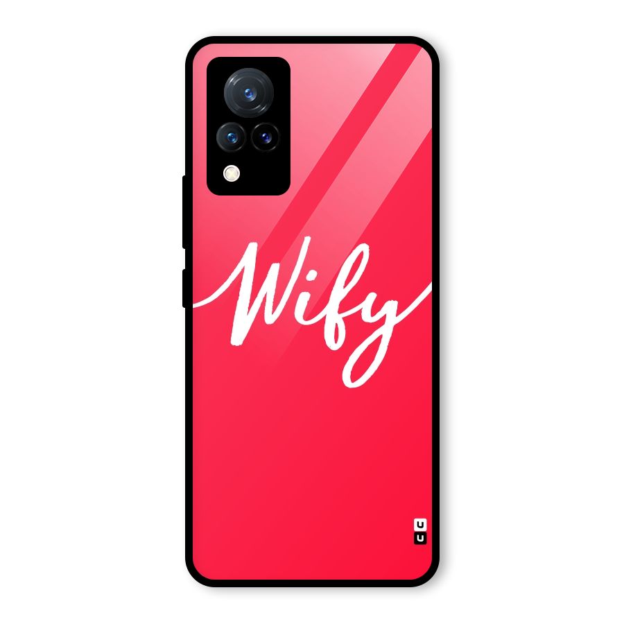 Wify Glass Back Case for Vivo V21 5G