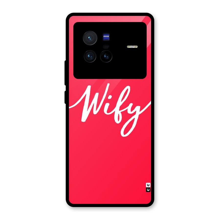 Wify Glass Back Case for Vivo X80