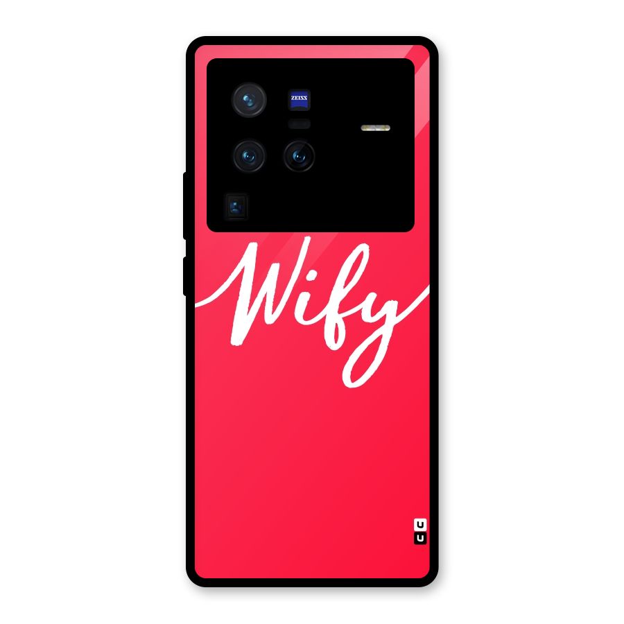 Wify Glass Back Case for Vivo X80 Pro