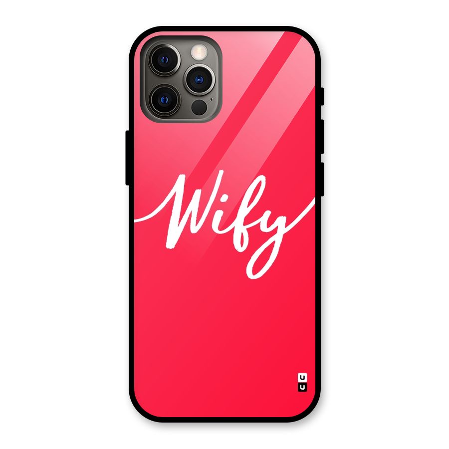 Wify Glass Back Case for iPhone 12 Pro
