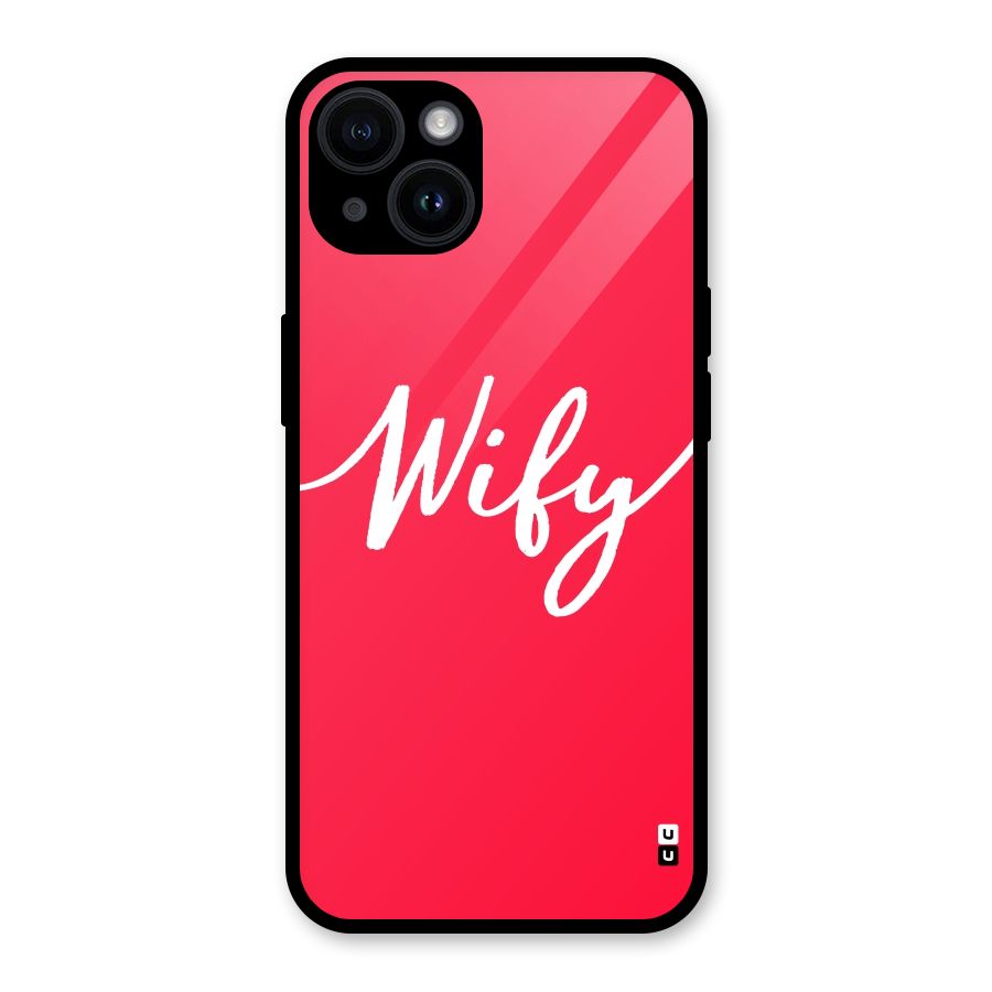 Wify Glass Back Case for iPhone 14