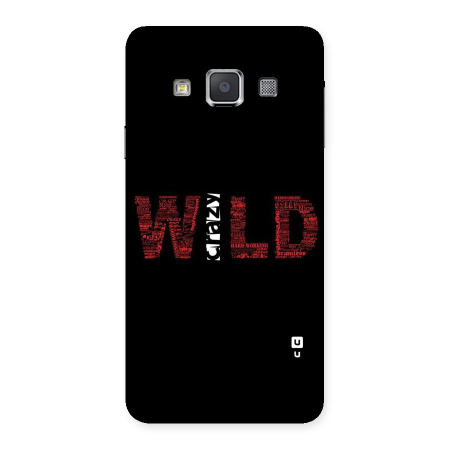 Wild Crazy Back Case for Galaxy A3