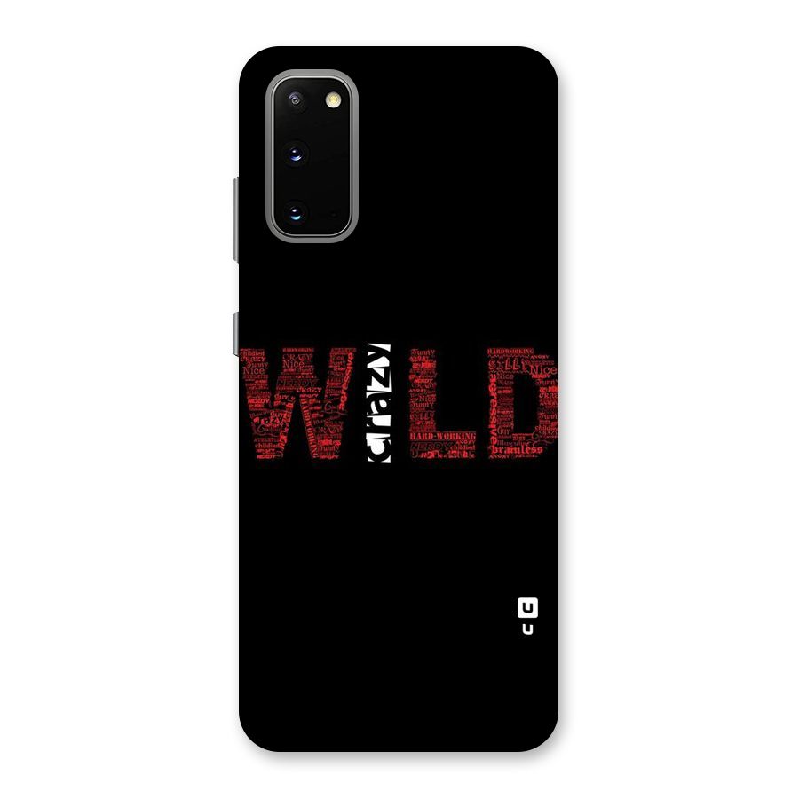 Wild Crazy Back Case for Galaxy S20