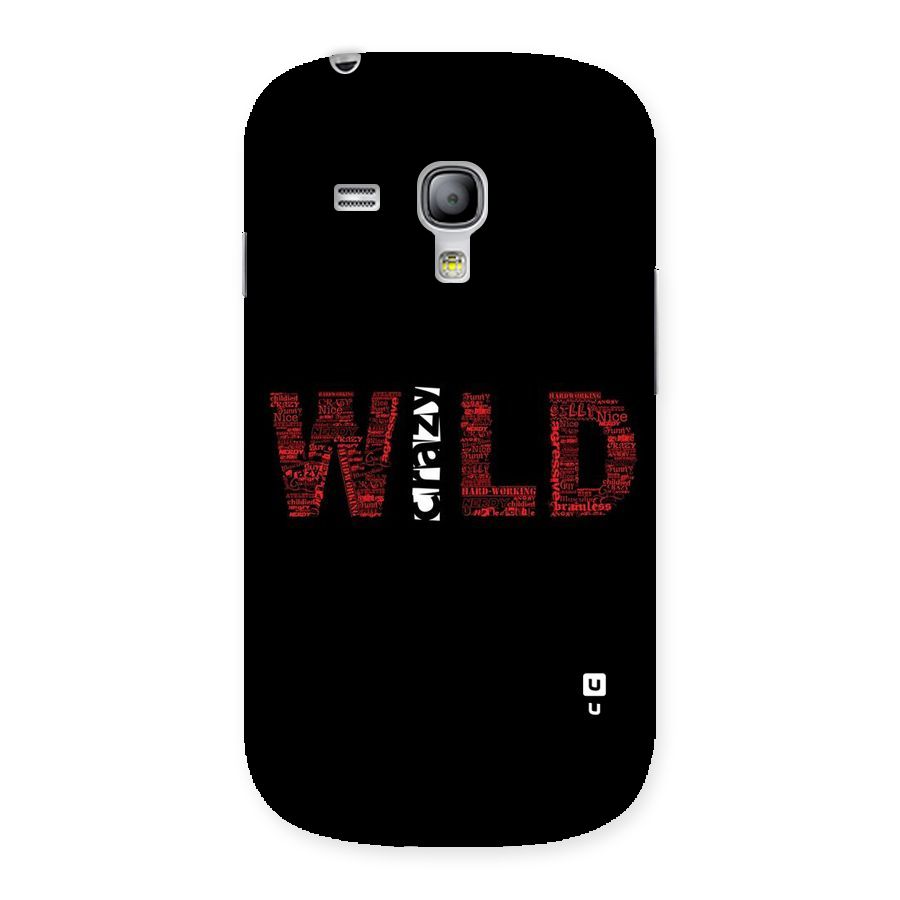 Wild Crazy Back Case for Galaxy S3 Mini