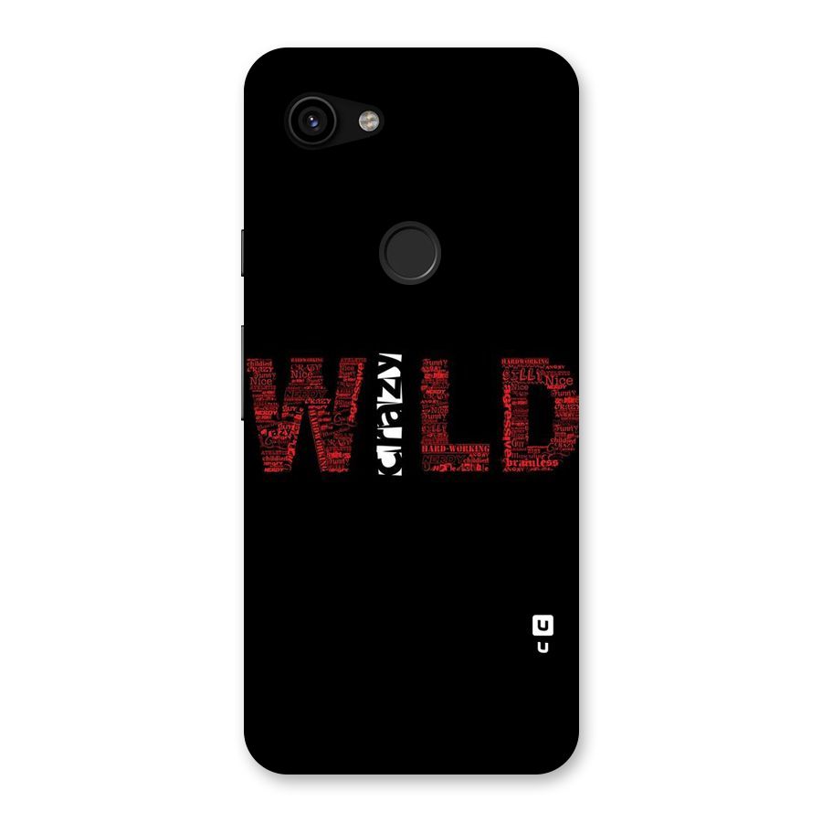 Wild Crazy Back Case for Google Pixel 3a