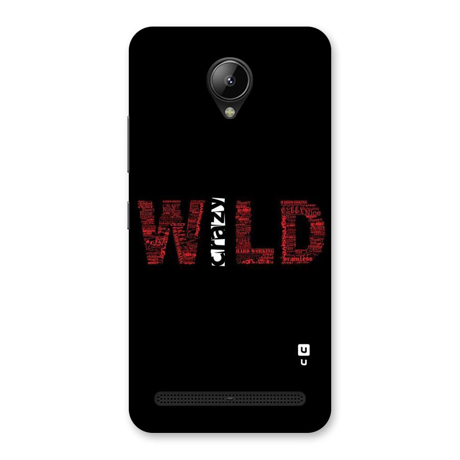 Wild Crazy Back Case for Lenovo C2