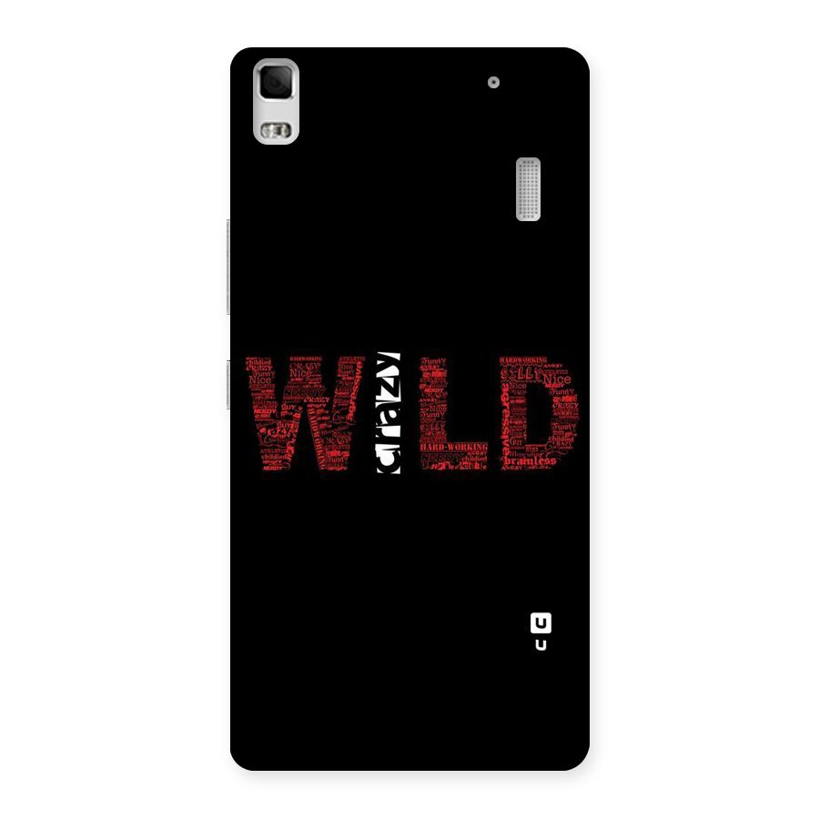 Wild Crazy Back Case for Lenovo K3 Note