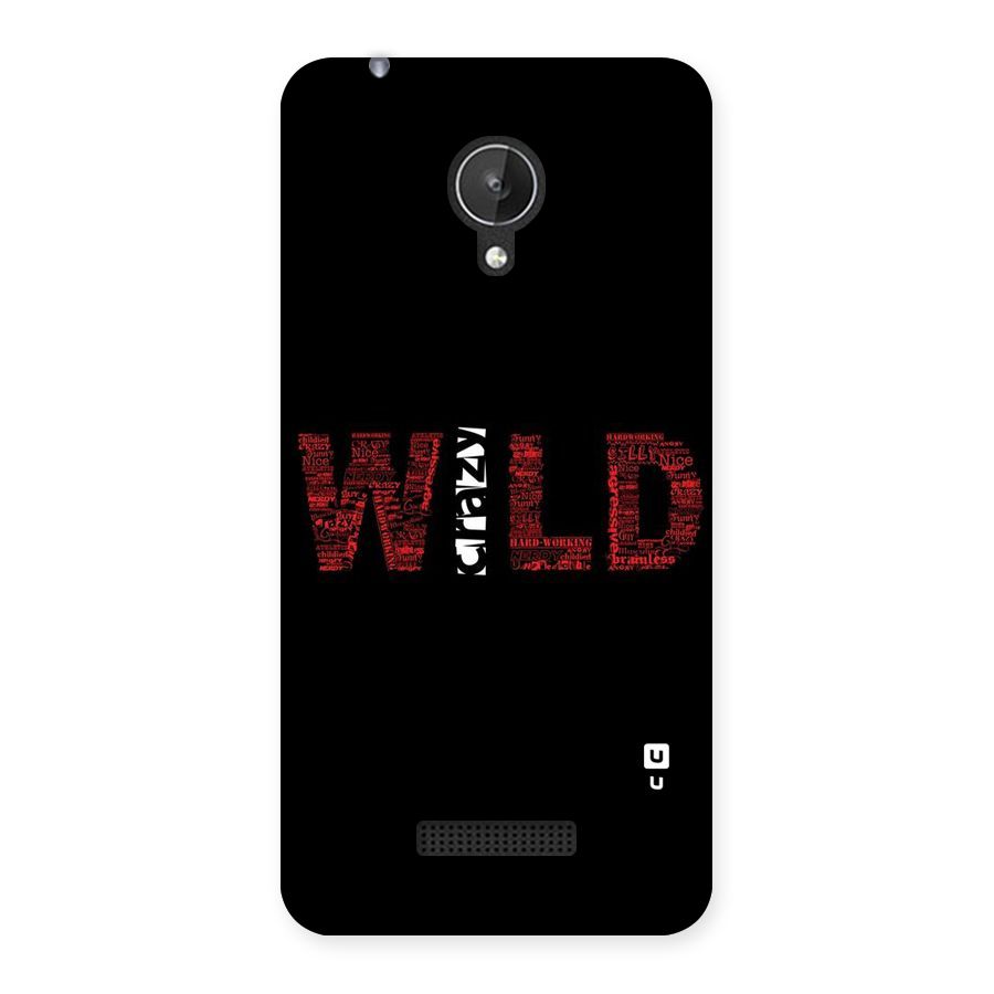 Wild Crazy Back Case for Micromax Canvas Spark Q380