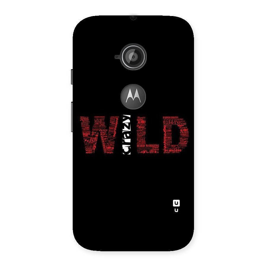 Wild Crazy Back Case for Moto E 2nd Gen