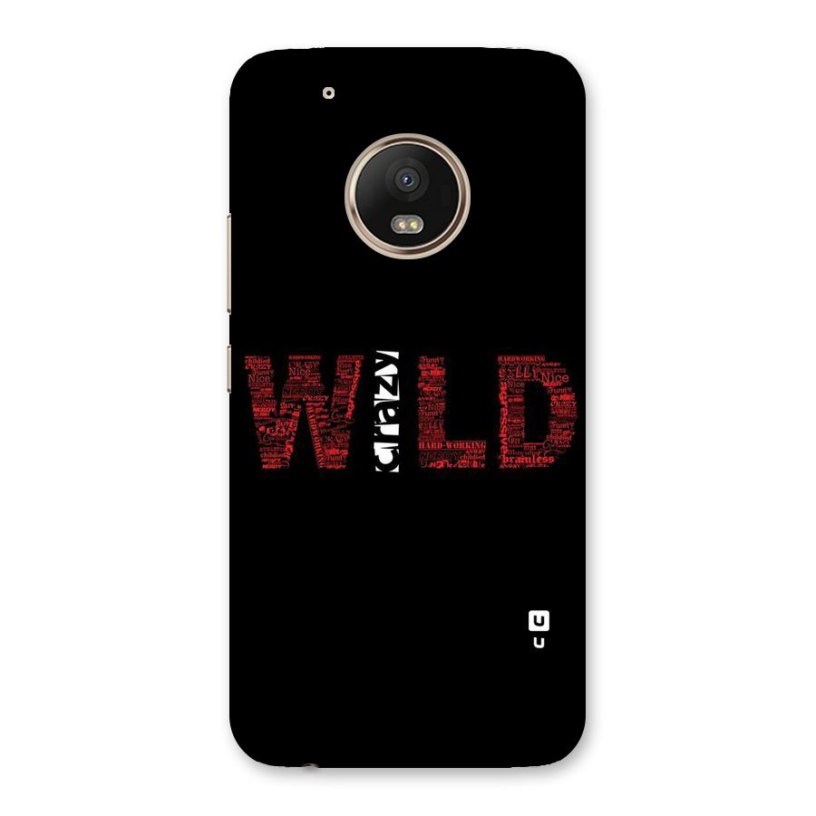 Wild Crazy Back Case for Moto G5 Plus