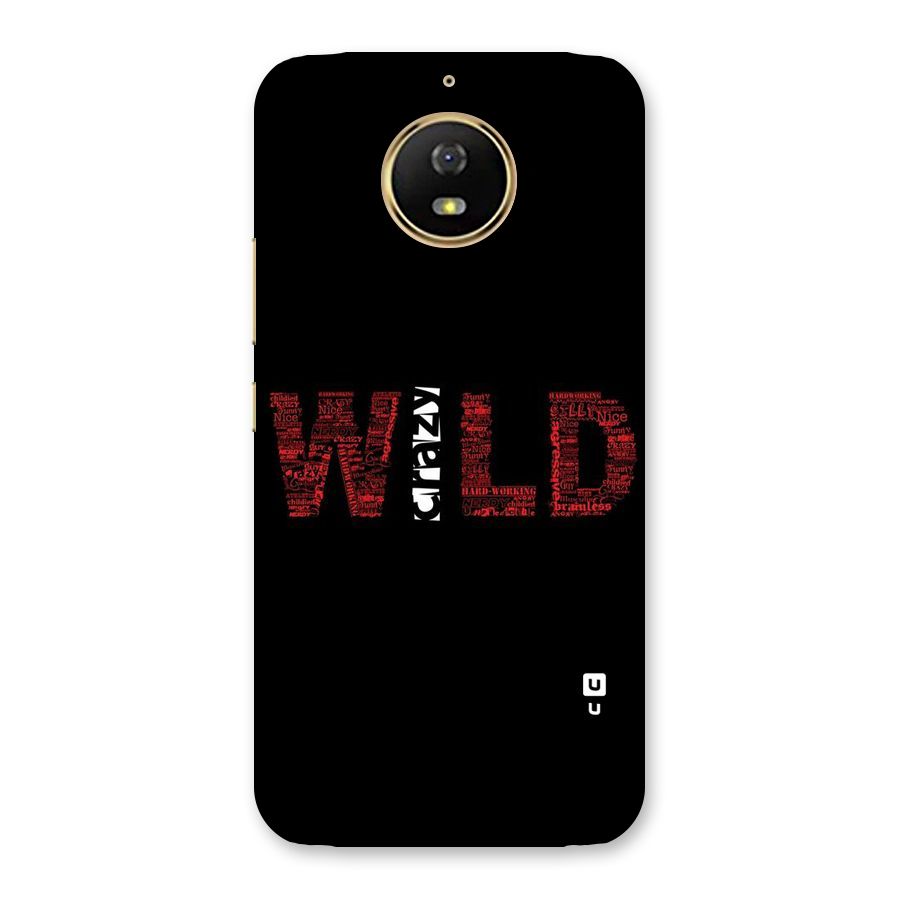 Wild Crazy Back Case for Moto G5s