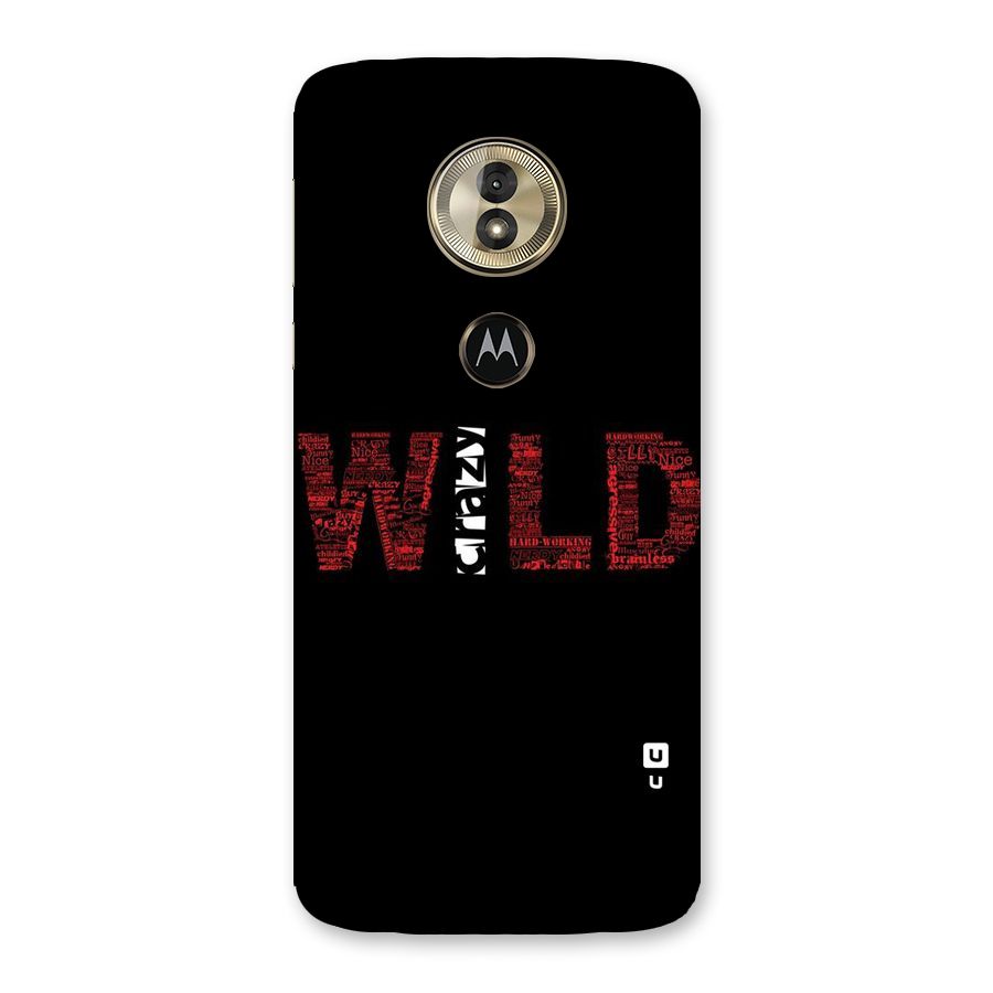 Wild Crazy Back Case for Moto G6 Play