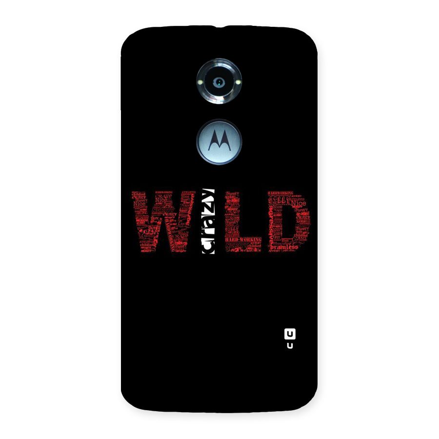 Wild Crazy Back Case for Moto X 2nd Gen