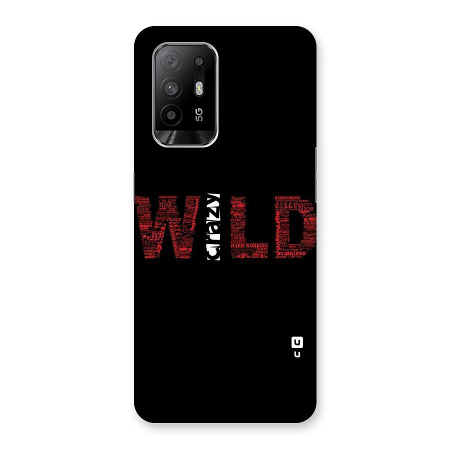 Wild Crazy Back Case for Oppo F19 Pro Plus 5G