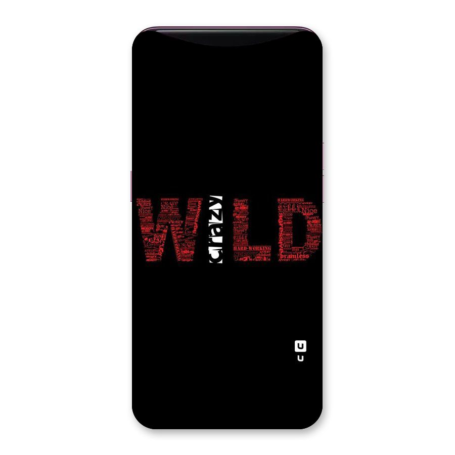 Wild Crazy Back Case for Oppo Find X