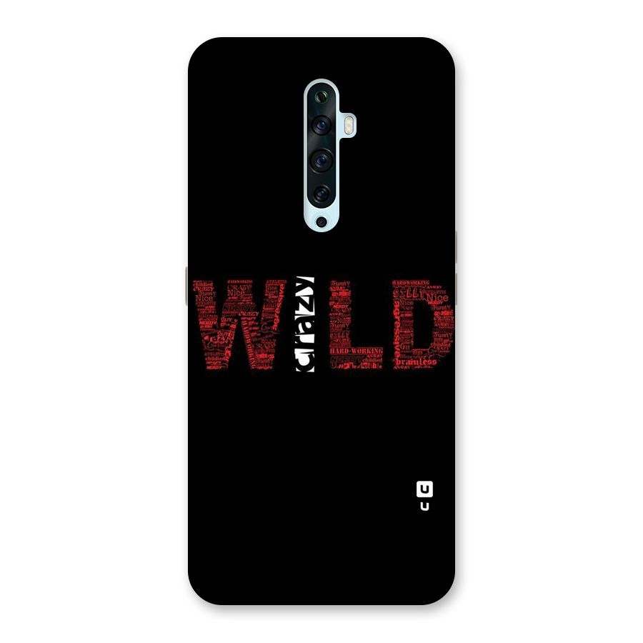 Wild Crazy Back Case for Oppo Reno2 F