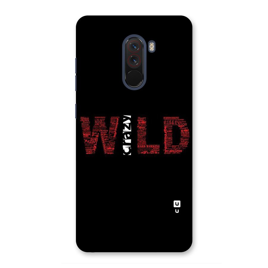 Wild Crazy Back Case for Poco F1