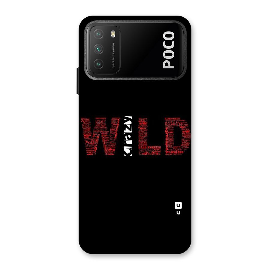 Wild Crazy Back Case for Poco M3