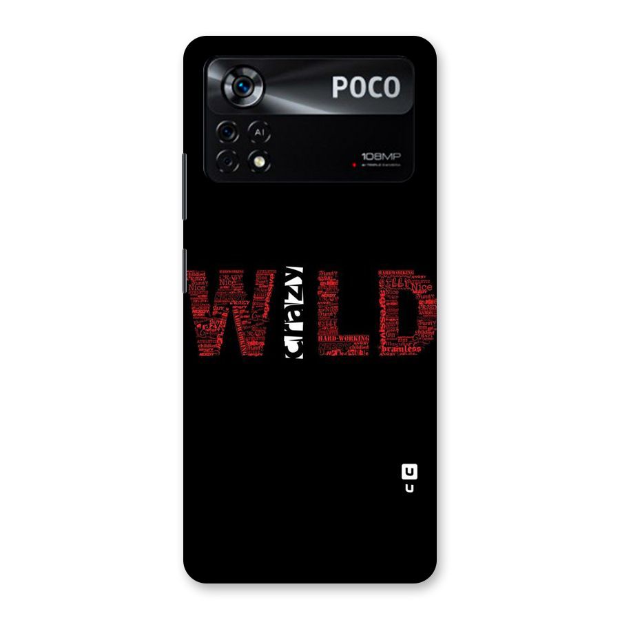 Wild Crazy Back Case for Poco X4 Pro 5G