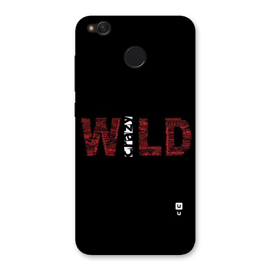 Wild Crazy Back Case for Redmi 4