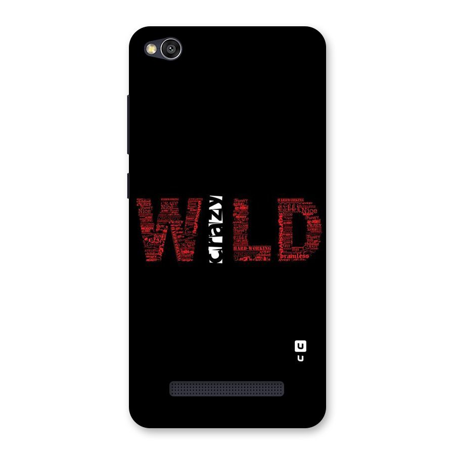 Wild Crazy Back Case for Redmi 4A