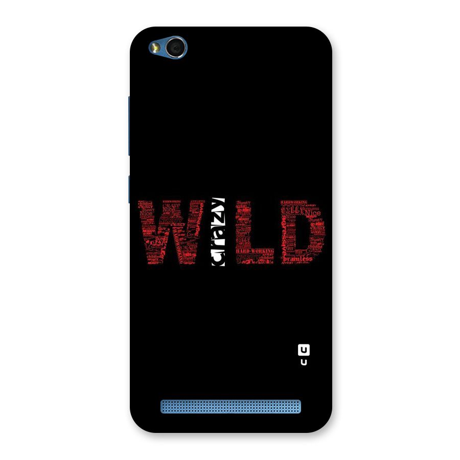 Wild Crazy Back Case for Redmi 5A
