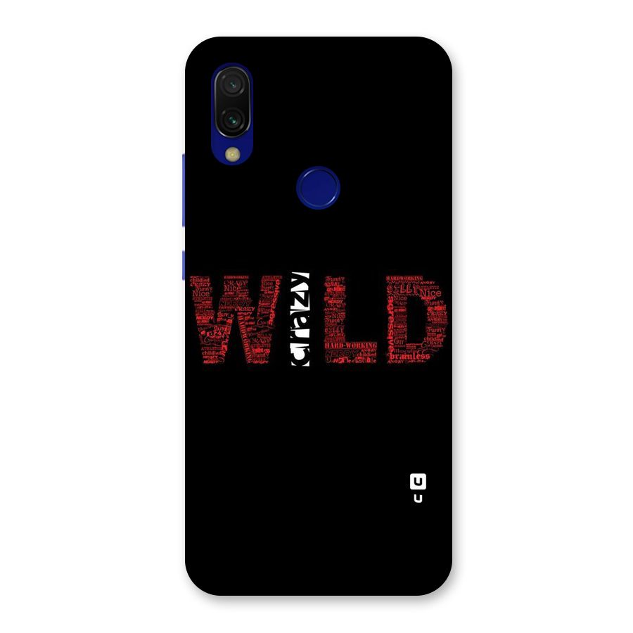 Wild Crazy Back Case for Redmi 7