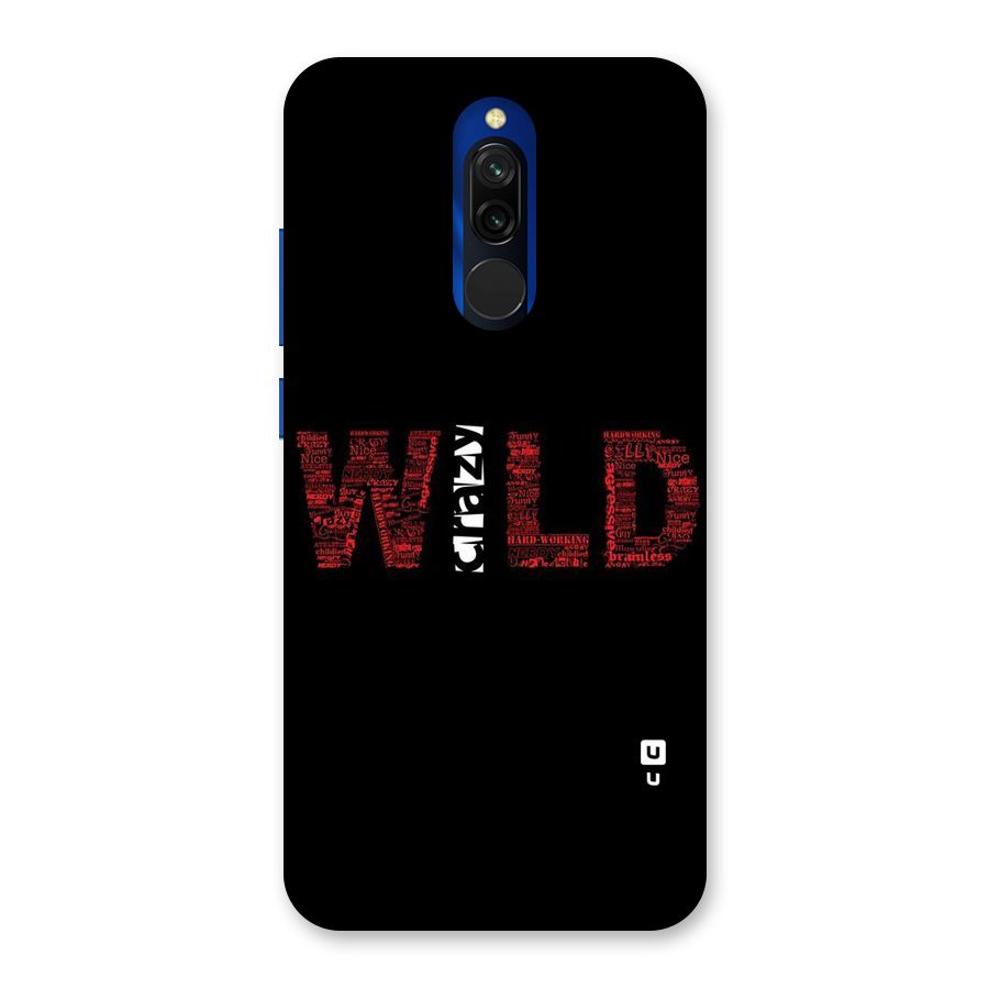 Wild Crazy Back Case for Redmi 8