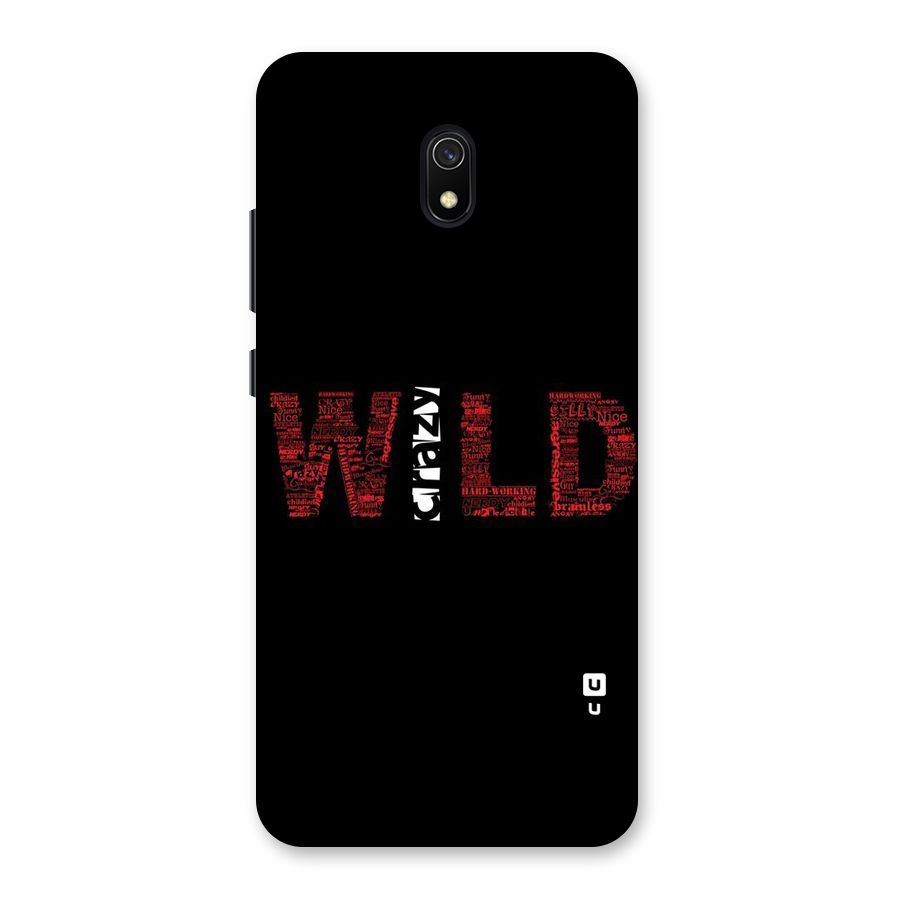 Wild Crazy Back Case for Redmi 8A