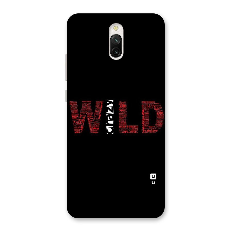 Wild Crazy Back Case for Redmi 8A Dual