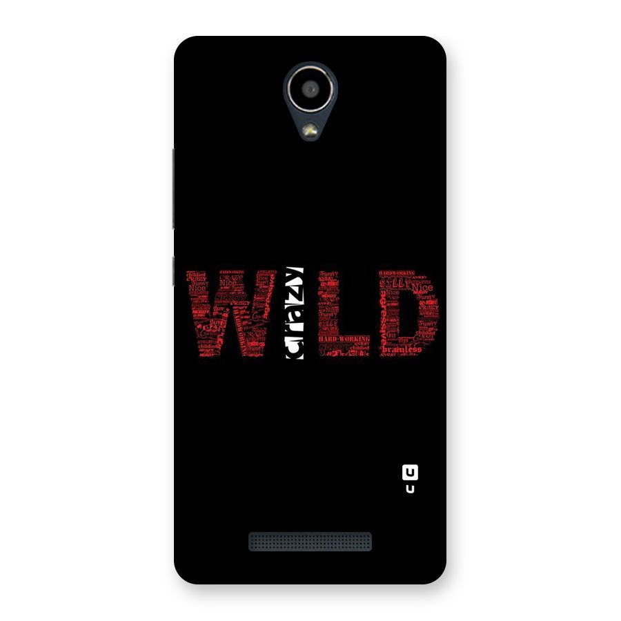 Wild Crazy Back Case for Redmi Note 2