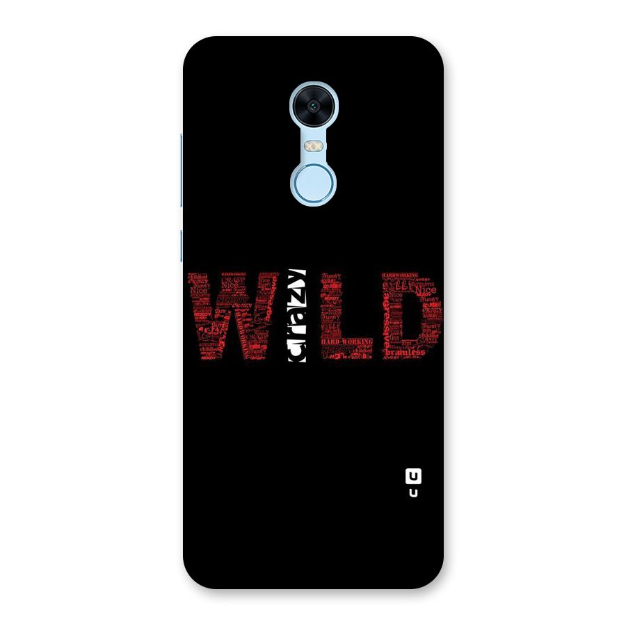 Wild Crazy Back Case for Redmi Note 5