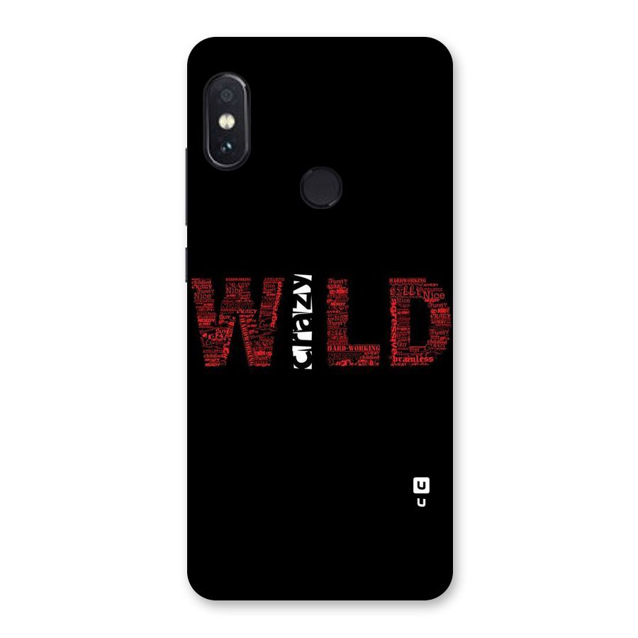 Wild Crazy Back Case for Redmi Note 5 Pro