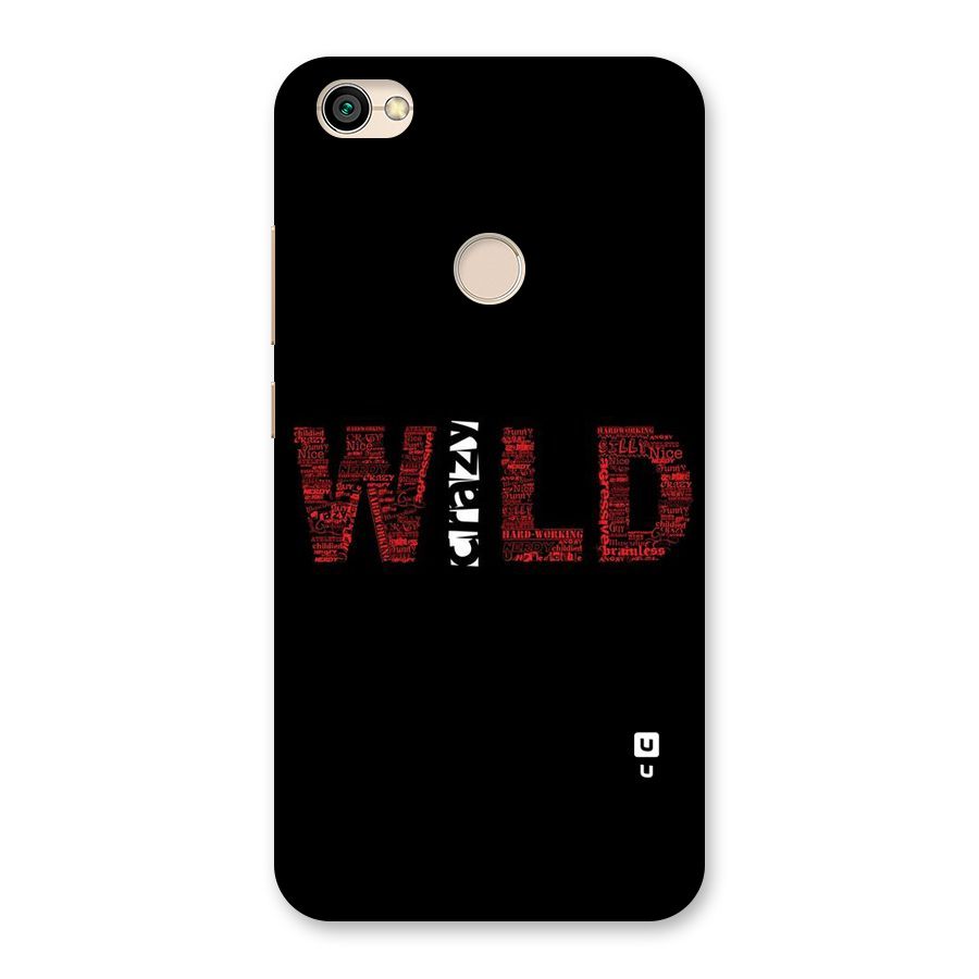 Wild Crazy Back Case for Redmi Y1 2017