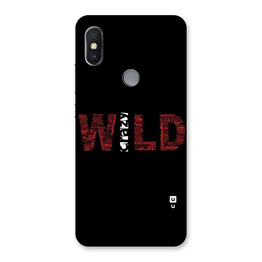 Wild Crazy Back Case for Redmi Y2