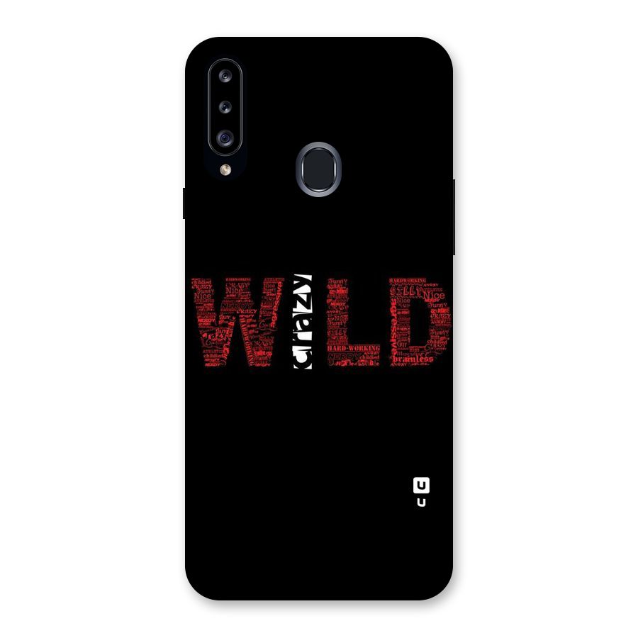 Wild Crazy Back Case for Samsung Galaxy A20s