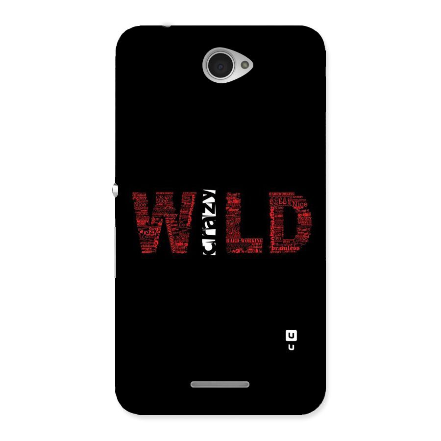 Wild Crazy Back Case for Sony Xperia E4