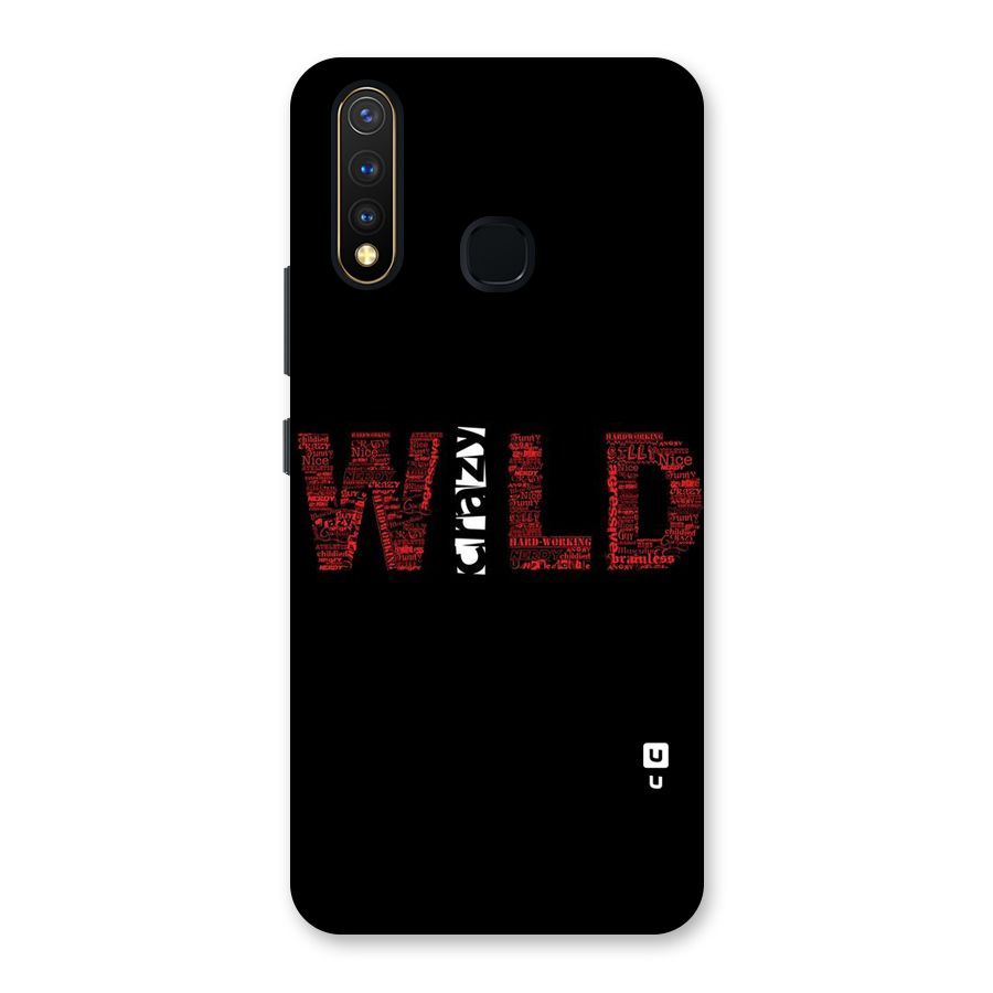 Wild Crazy Back Case for Vivo U20