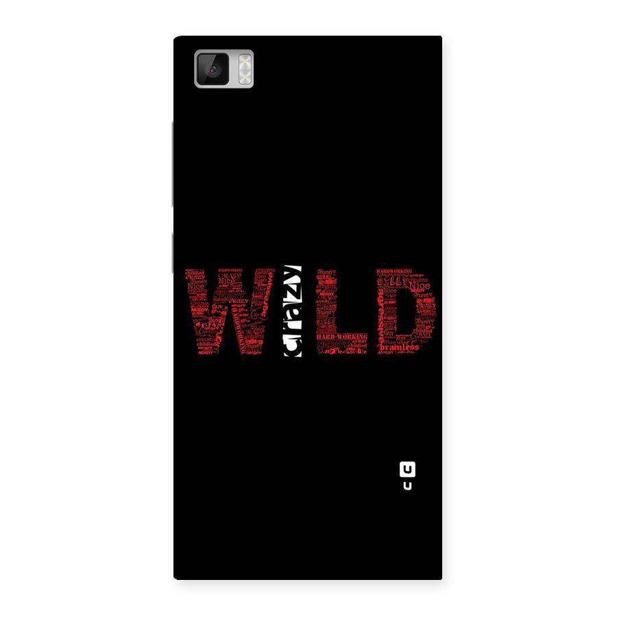 Wild Crazy Back Case for Xiaomi Mi3