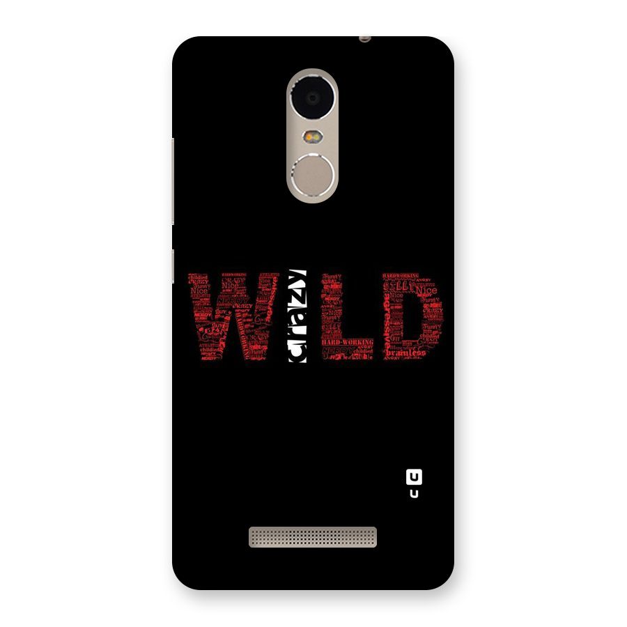 Wild Crazy Back Case for Xiaomi Redmi Note 3