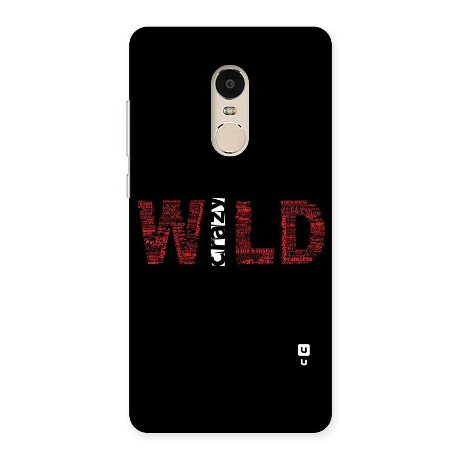 Wild Crazy Back Case for Xiaomi Redmi Note 4