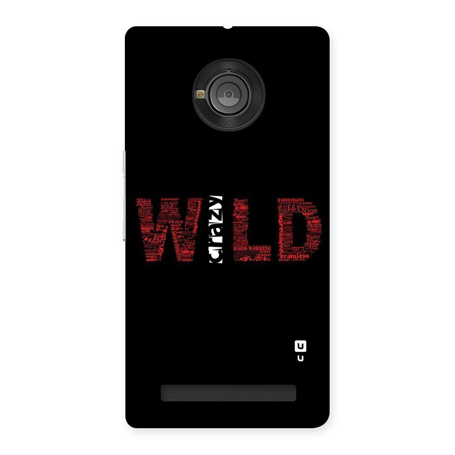 Wild Crazy Back Case for Yu Yunique