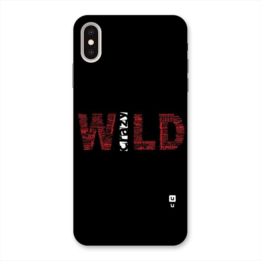 Wild Crazy Back Case for iPhone XS Max