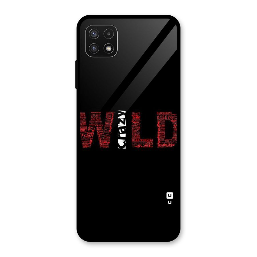 Wild Crazy Glass Back Case for Galaxy A22 5G