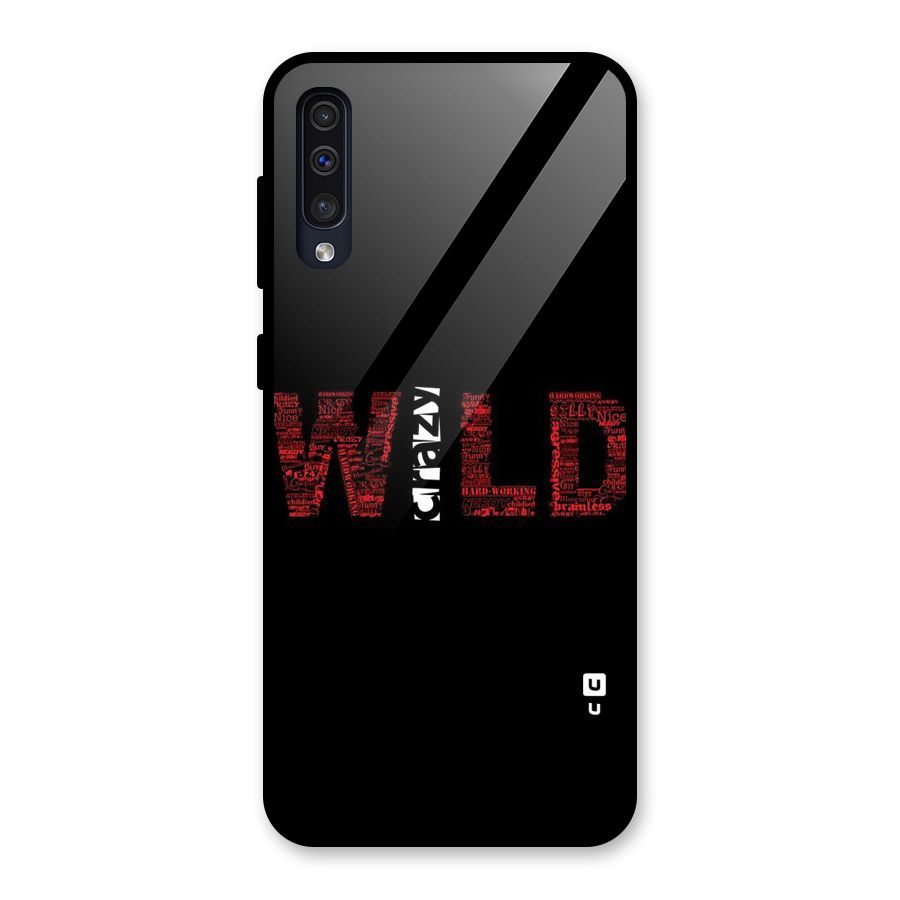 Wild Crazy Glass Back Case for Galaxy A30s