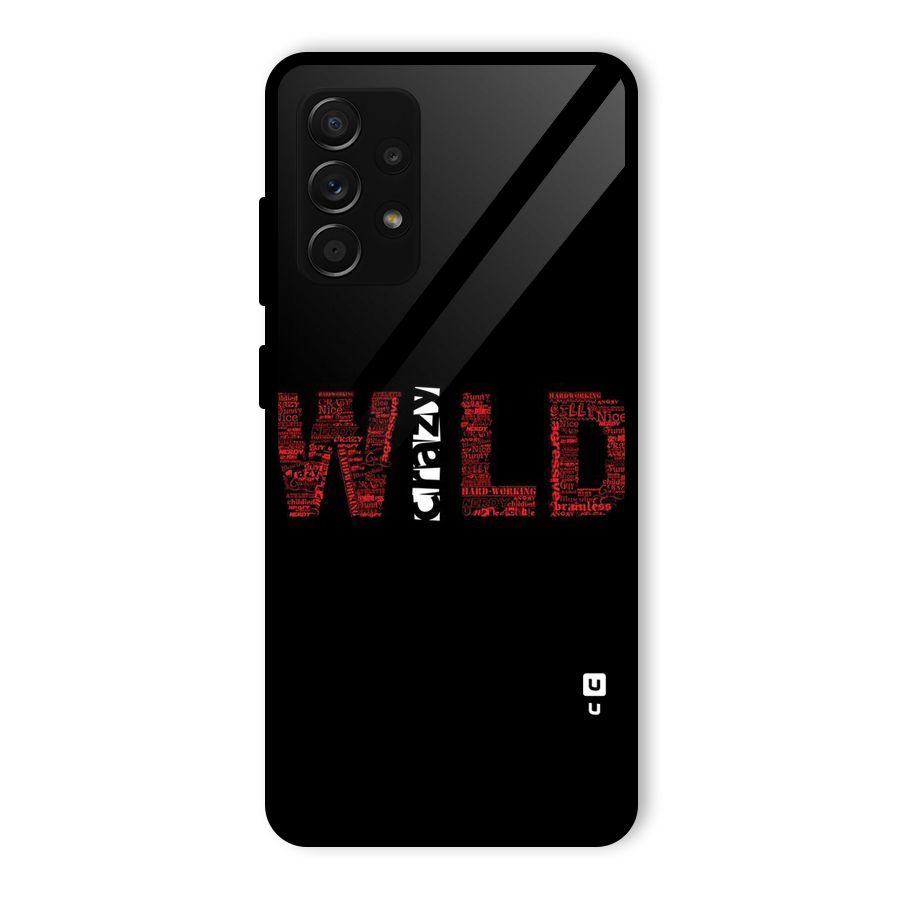 Wild Crazy Glass Back Case for Galaxy A53 5G