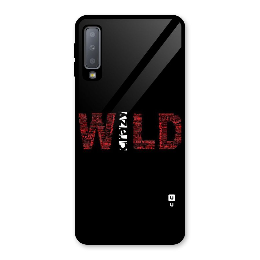 Wild Crazy Glass Back Case for Galaxy A7 (2018)
